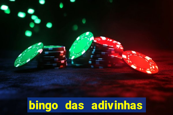 bingo das adivinhas para imprimir