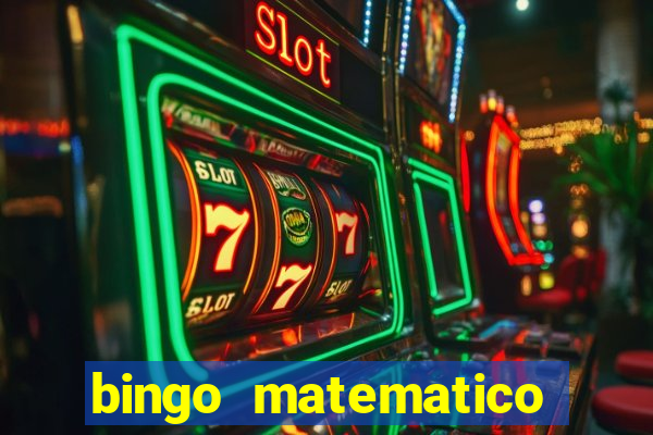 bingo matematico para ensino medio