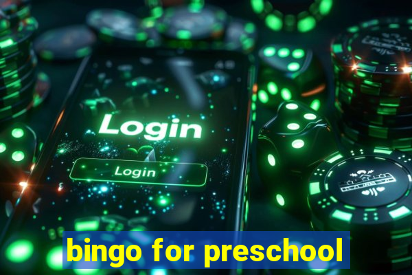 bingo for preschool