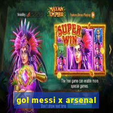 gol messi x arsenal