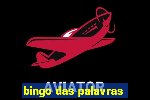 bingo das palavras