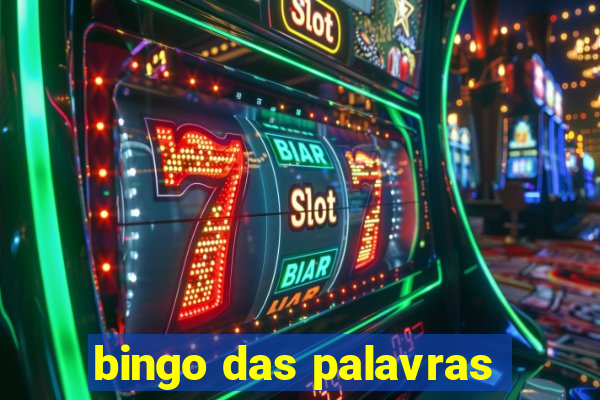 bingo das palavras