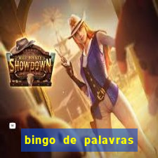 bingo de palavras para o 4 ano