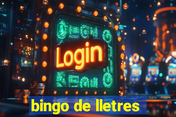 bingo de lletres