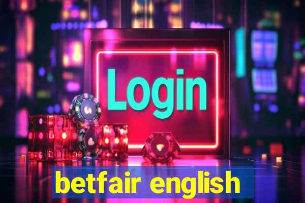 betfair english