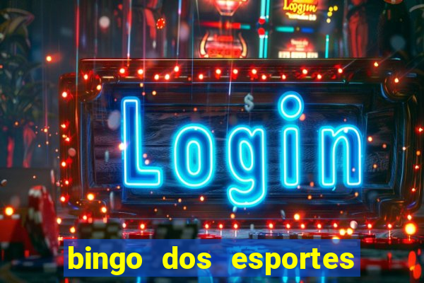 bingo dos esportes para imprimir