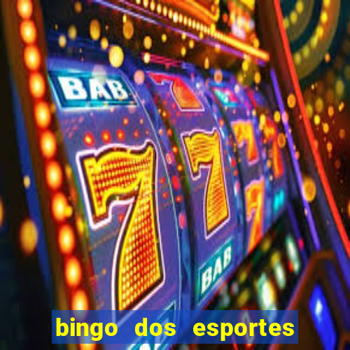 bingo dos esportes para imprimir