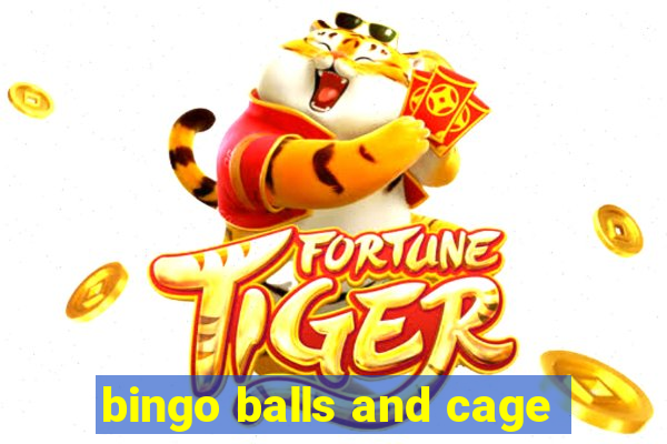 bingo balls and cage