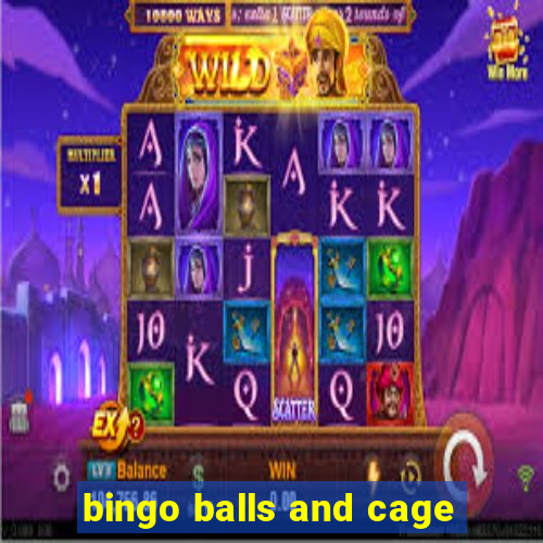 bingo balls and cage