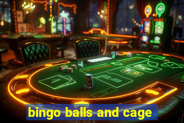 bingo balls and cage