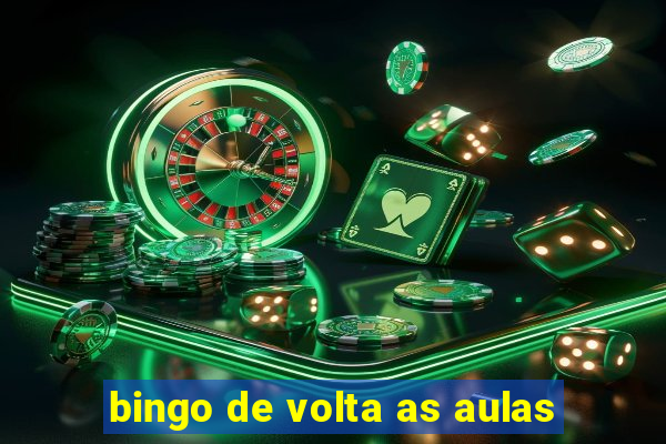 bingo de volta as aulas