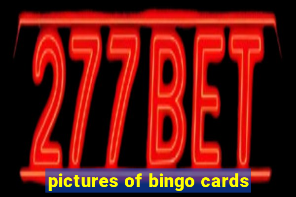 pictures of bingo cards